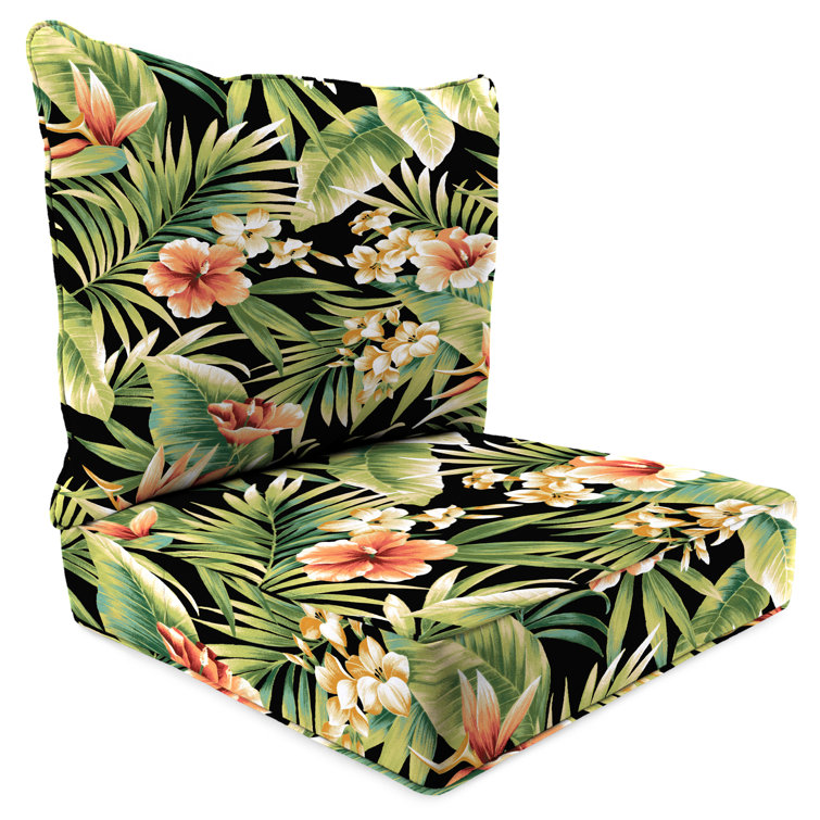Bay Isle Home Cypress Midnight Bay Isle Home™ Outdoor Seat/Back Cushion